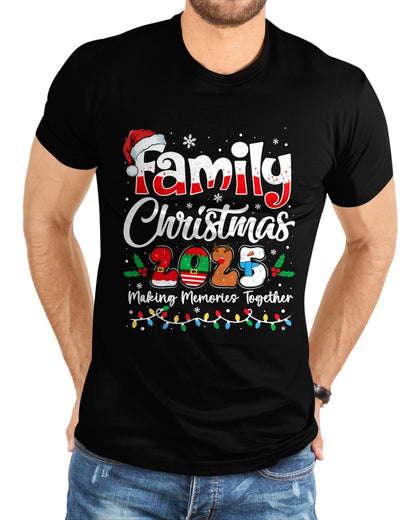 Family Christmas 2025 Matching Outfit Xmas Squad Santa T-Shirt - Christmas Unisex T-Shirt/Hoodie/Sweatshirt - NGHL00