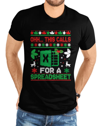 Oh this calls for a Spreadsheet Christmas sweater Excel Sweatshirt - Christmas Unisex T-Shirt/Hoodie/Sweatshirt - NGHL00