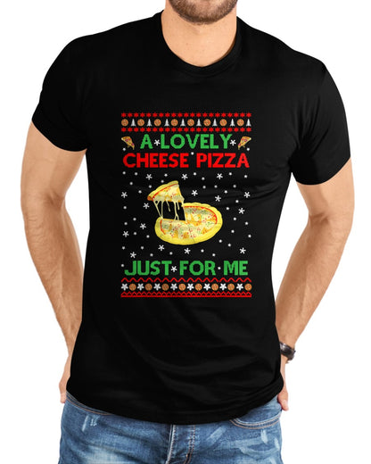 A Lovely Cheese Pizza Shirt Alone Funny Kevin X-Mas Home T-Shirt - Christmas Unisex T-Shirt/Hoodie/Sweatshirt - NGHL00