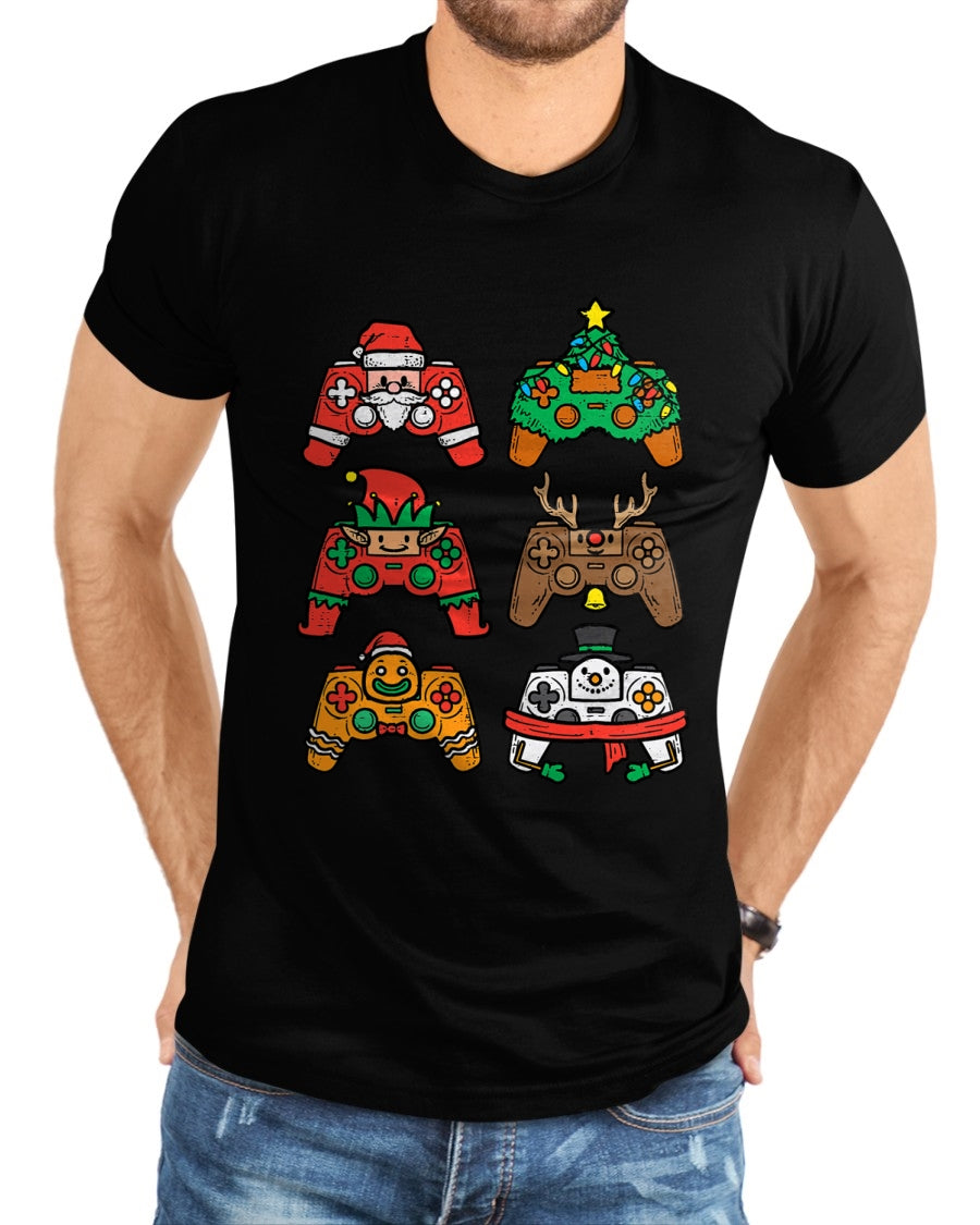 Christmas Gamer Controller Xmas Gaming T-Shirt - Christmas Unisex T-Shirt/Hoodie/Sweatshirt - NGHL00