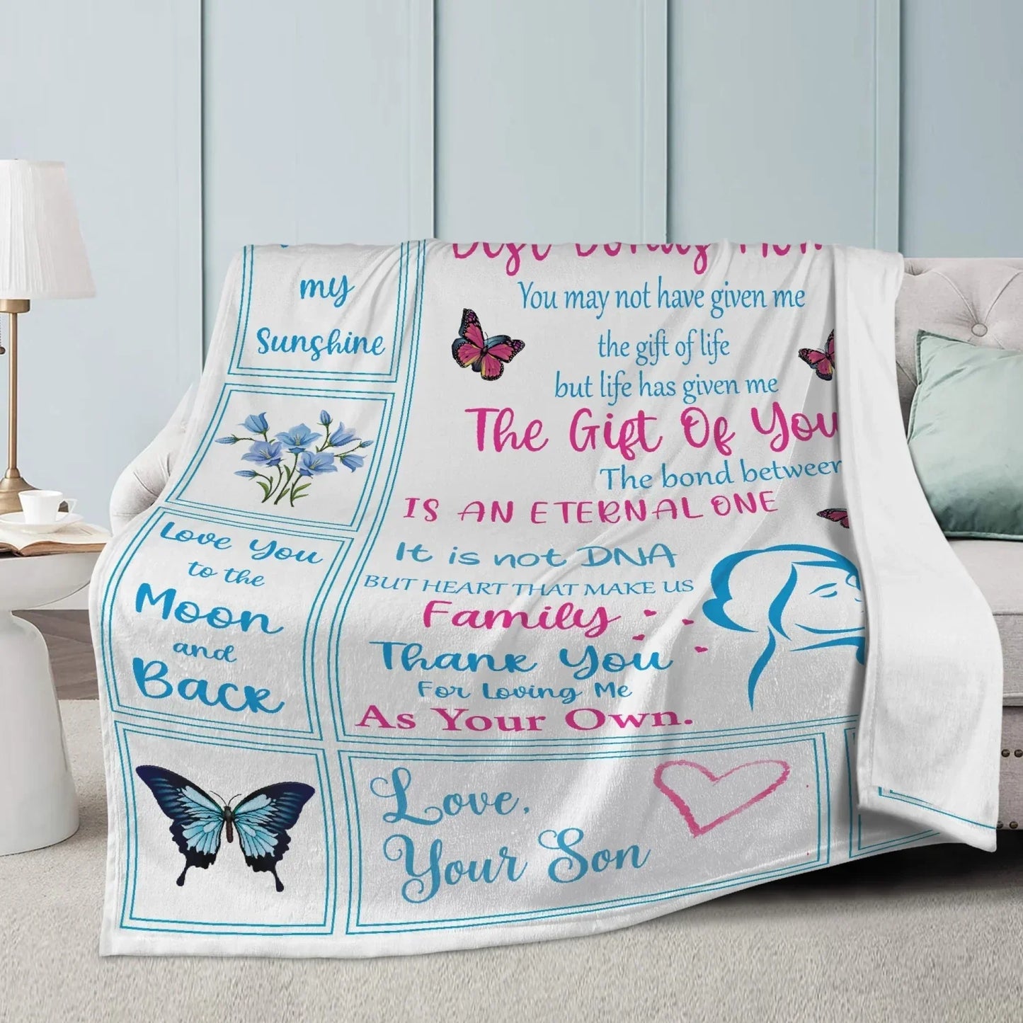Best Bonus Mom Blanket From Son