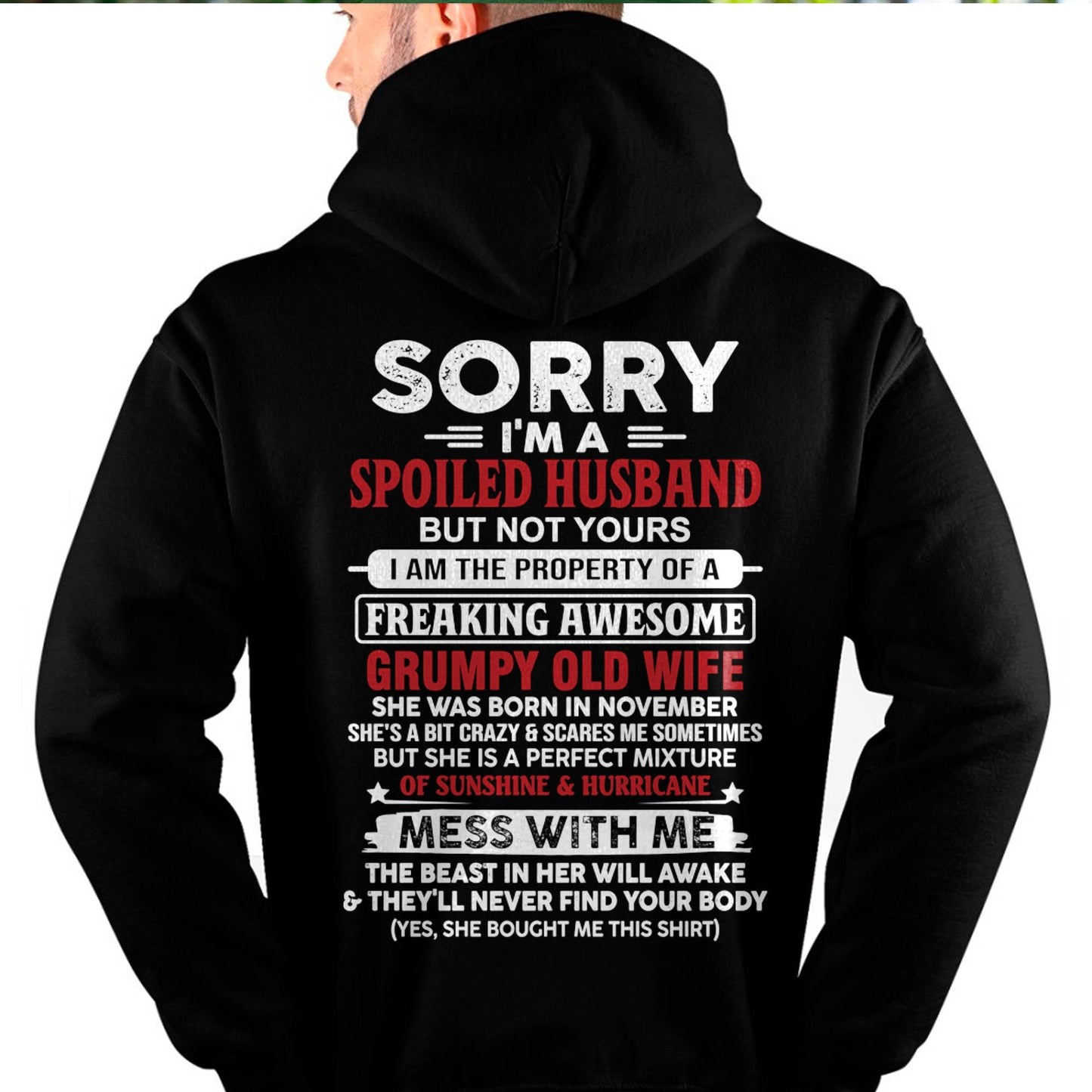 November - Spoiled Husband - Perfect Gift From Wife - NGHL11 (SKU11-02-11)