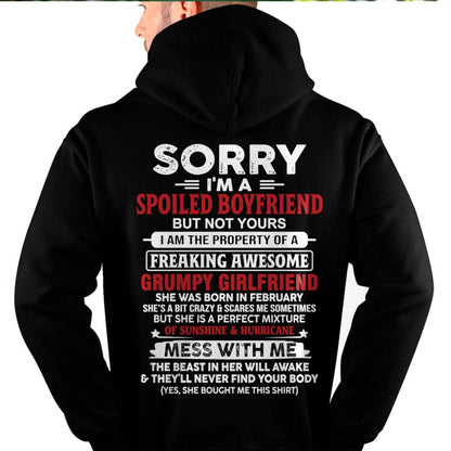 February - Spoiled Boyfriend - Perfect Gift From Girlfriend - NGHL02 (SKU11-18-02)