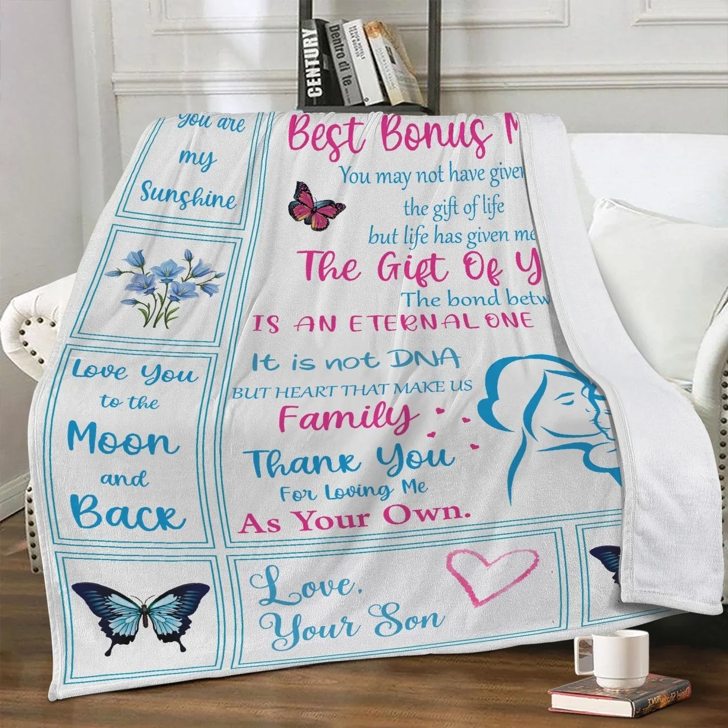 Best Bonus Mom Blanket From Son