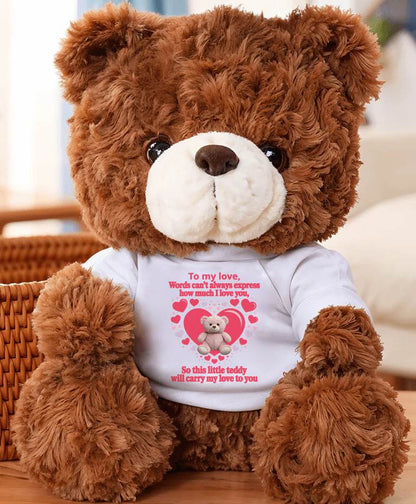 TO MY LOVE - TEDDY BEAR, PERFECT GIFT FOR YOUR SOULMATE - NGHL00