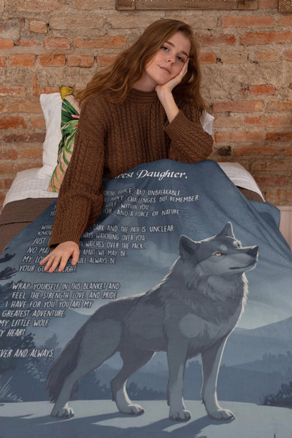 Special Gift For Your Daughter Blanket - From Dad (SKUB06-90)