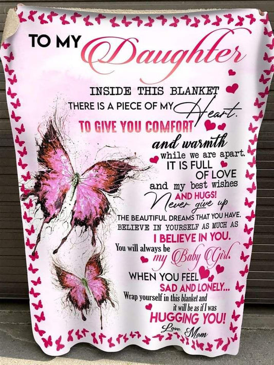 Special gift for daughter from mom blanket (SKUB07-142)