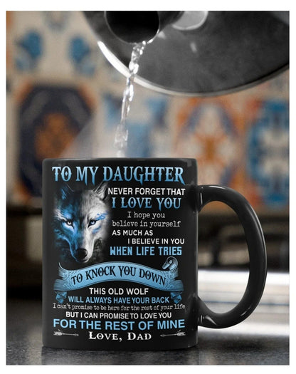 TO DAUGHTER MUG 02 - GIFT FROM DAD - NTTD00