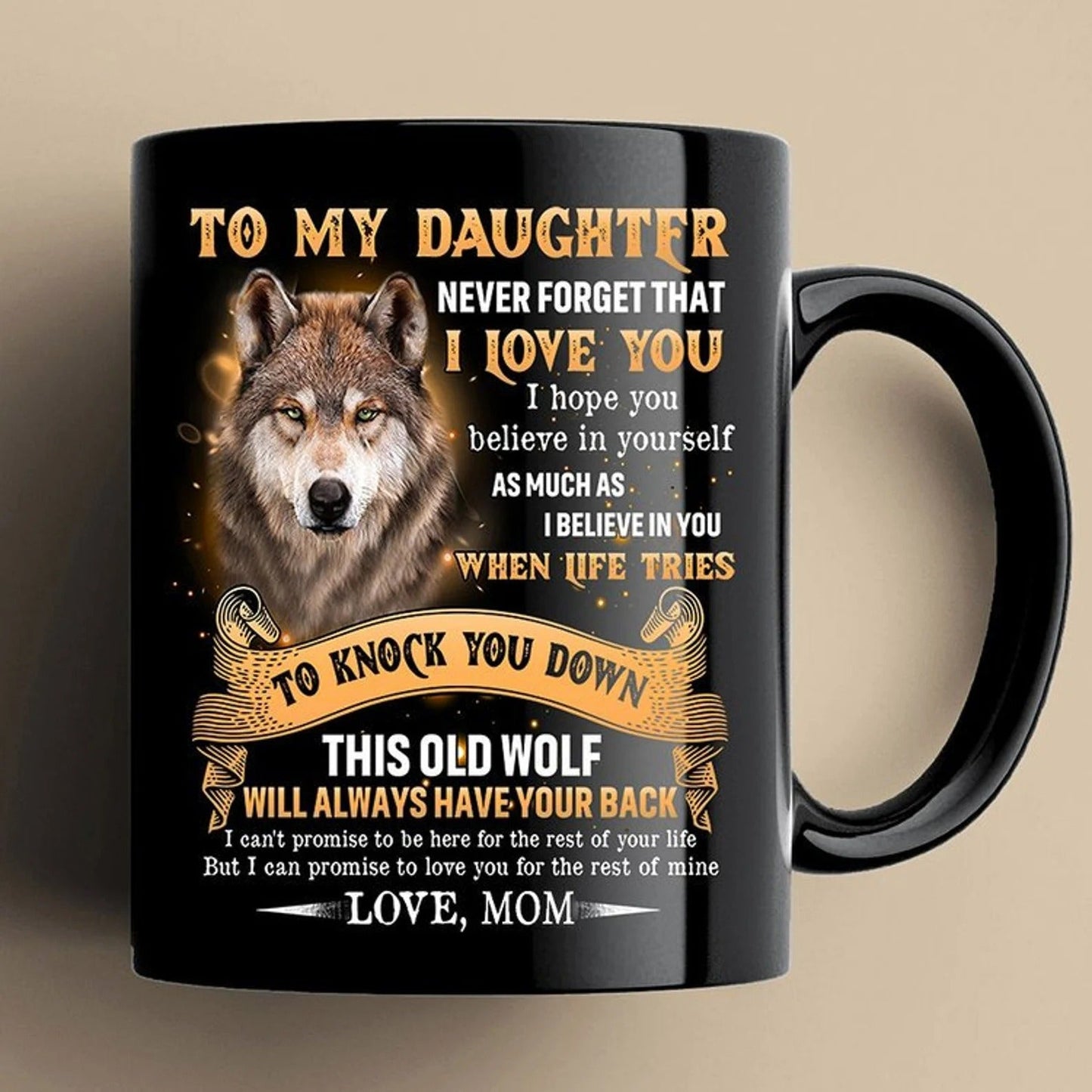 TO DAUGHTER MUG 04 - GIFT FROM MOM - NTTD00