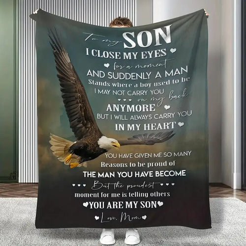 Special Gift For Your Son Blanket - From Mom