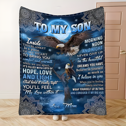 Special Gift for Your Son - From Mom Blanket (SKUB11-59)