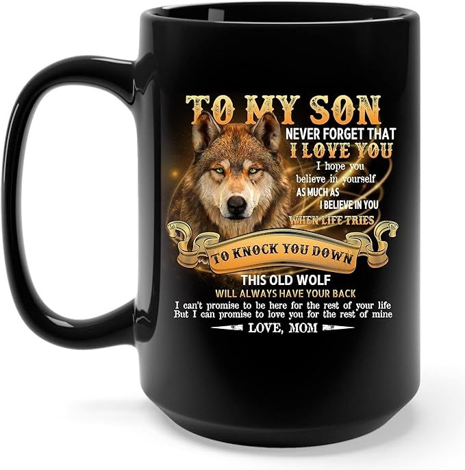 Perfect Birthday or Christmas Gift – To My Son from Mom Mug