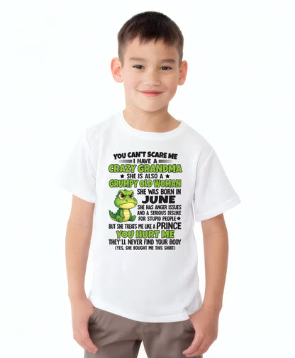 JUNE - YOU CAN'T SCARE ME - FOR GRANDSON - GIFT FROM GRANDMA - NGHL06 (SKU09-85-06)