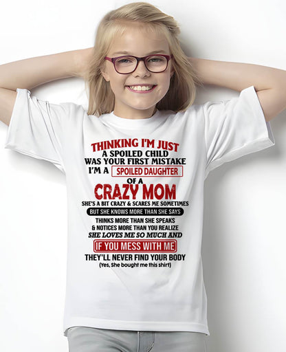 I'M A SPOILED DAUGHTER - GIFT FROM MOM - NGHL00 (SKU-CM-00)