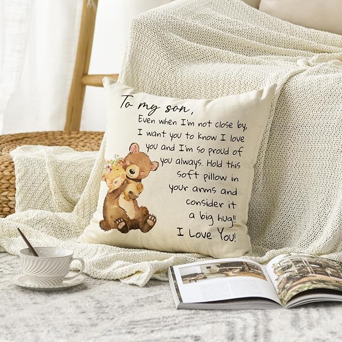 To My Son From Mom & Dad Pillow