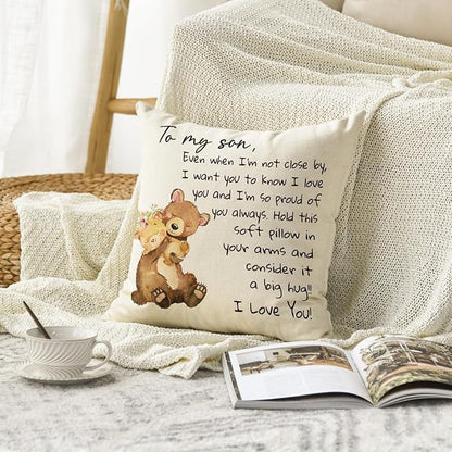 To My Son From Mom & Dad Pillow