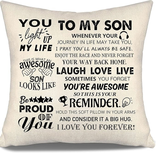 To My Son From Mom & Dad Pillow