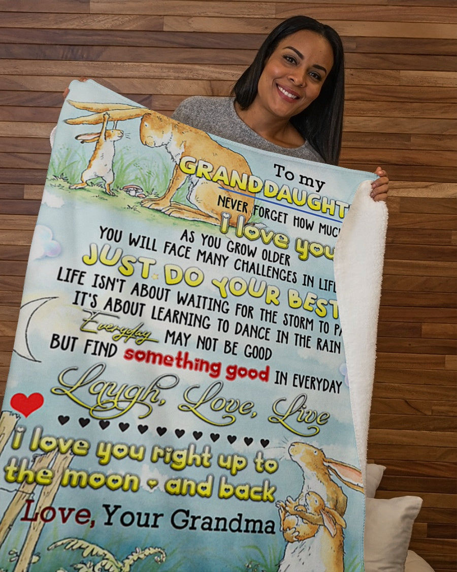 Special Gift For Your Granddaughter Blanket - From Grandma