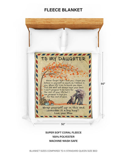 Special Gift For Your Daughter Blanket - From Mom