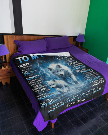 Special Gift For Your Son Blanket - From Mom