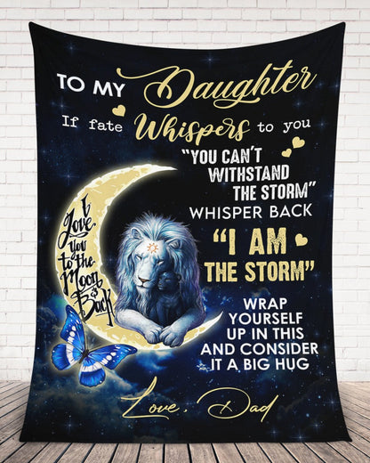 Special Gift For Your Daughter Blanket - From Dad (SKUB06-86)
