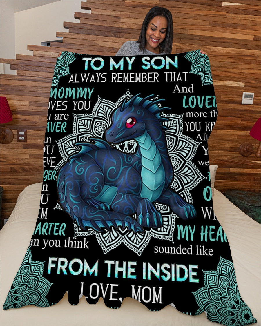 Special Gift For Your Son Blanket - From Mom