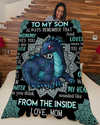 Special Gift For Your Son Blanket - From Mom