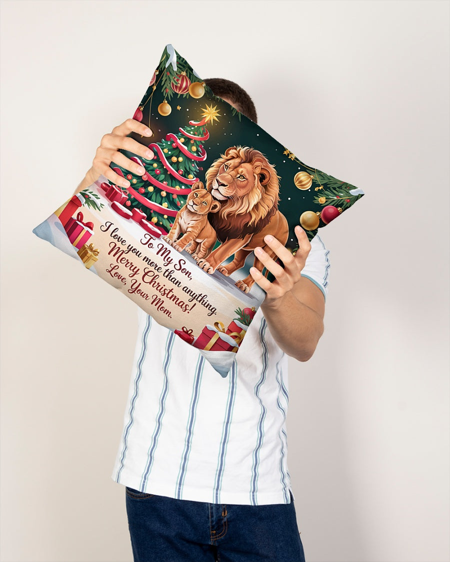 TO MY SON - CHRISTMAS PILLOW – PERFECT GIFT FROM MOM