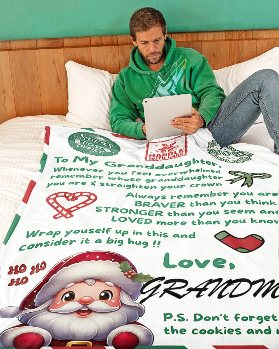 BLANKET FOR GRANDDAUGHTER FROM GRANDMA – XMAS GIFT (SKUB-CHRISTMAS3)