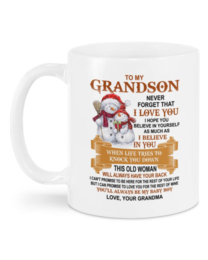 TO GRANDSON MUG 01 - GIFT FROM GRANDMA - NGHL00