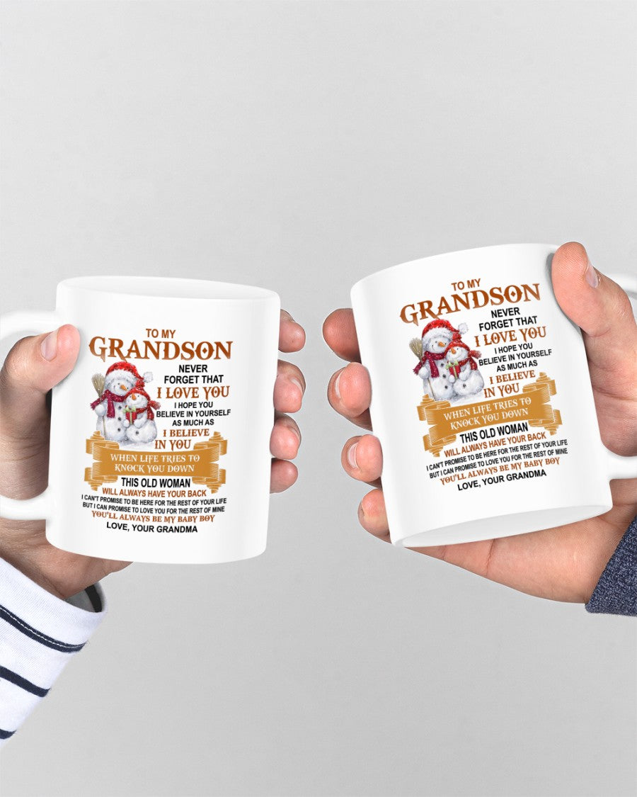 TO GRANDSON MUG 01 - GIFT FROM GRANDMA - NTTD00