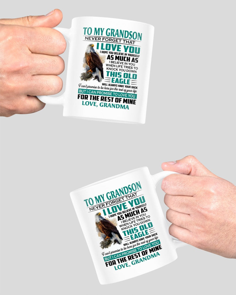 TO GRANDSON MUG 02 - GIFT FROM GRANDMA - NGHL00