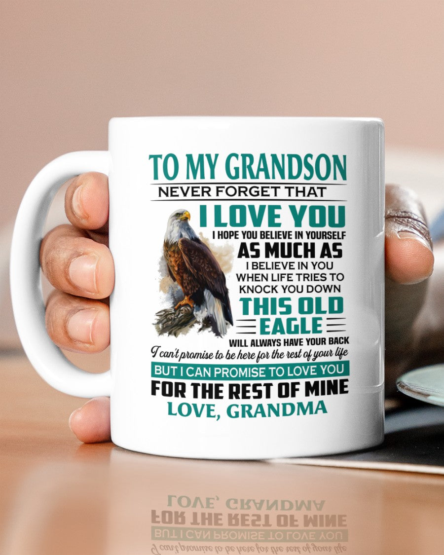 TO GRANDSON MUG 02 - GIFT FROM GRANDMA - NGHL00