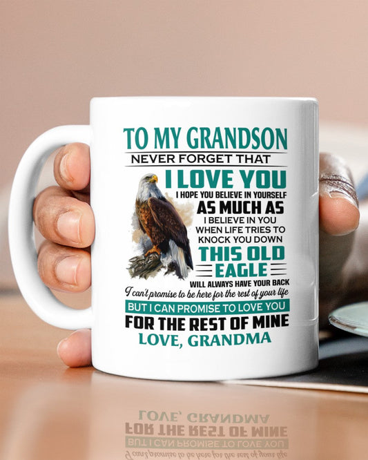 TO GRANDSON MUG 02 - GIFT FROM GRANDMA - NGHL00