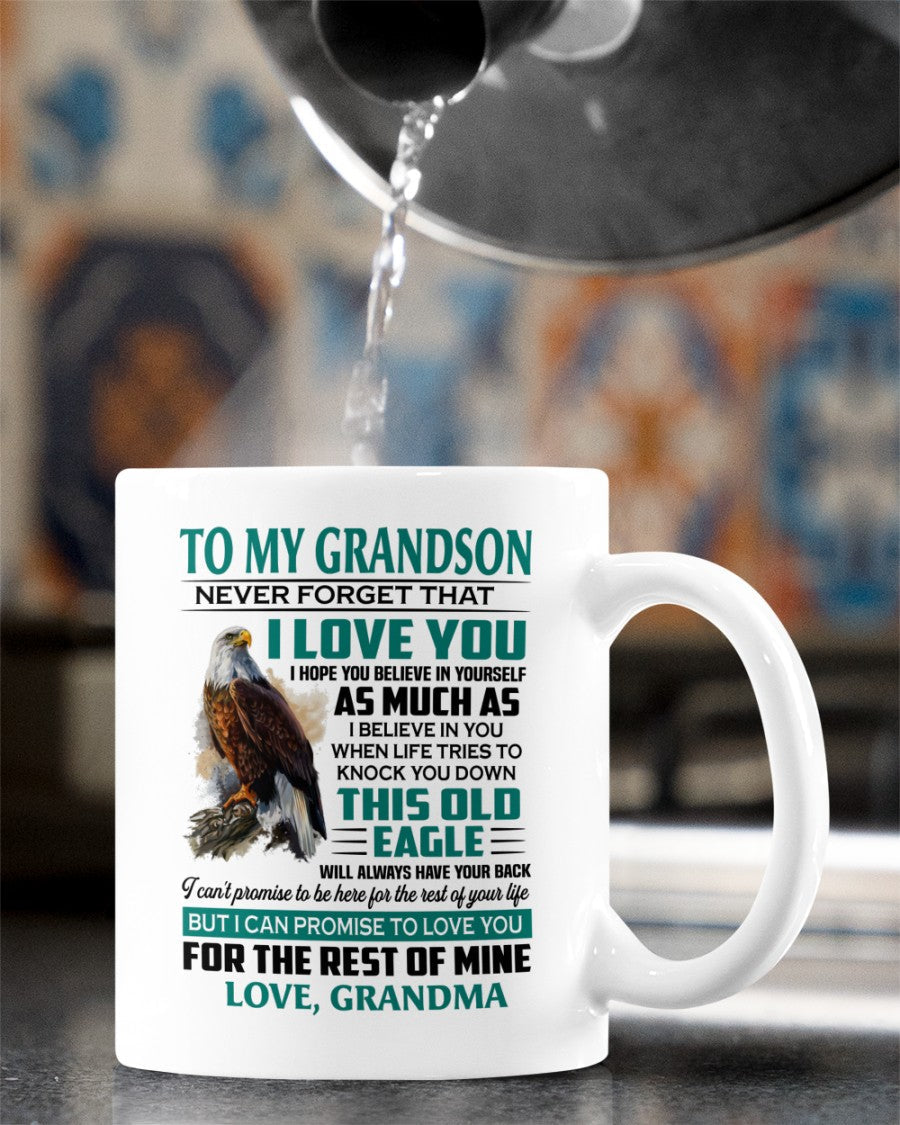 TO GRANDSON MUG 02 - GIFT FROM GRANDMA - NGHL00