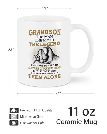 TO GRANDSON MUG 03 - GIFT FROM GRANDMA - NGHL00