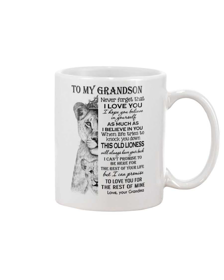 TO GRANDSON MUG 04 - GIFT FROM GRANDMA - NGHL00