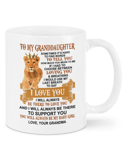 TO GRANDDAUGHTER MUG 01 - GIFT FROM GRANDMA - NTTD00