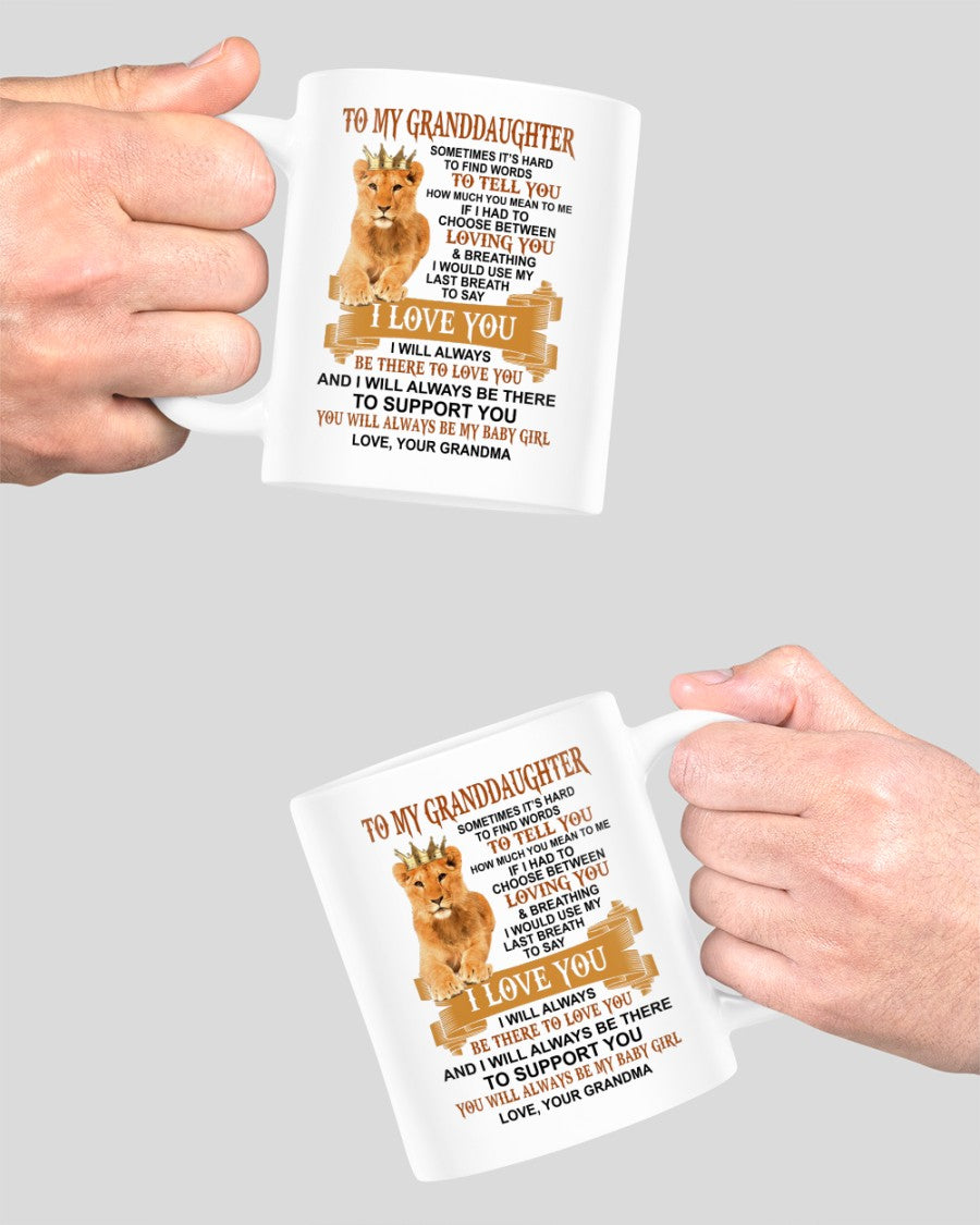 TO GRANDDAUGHTER MUG 01 - GIFT FROM GRANDMA - NGHL00