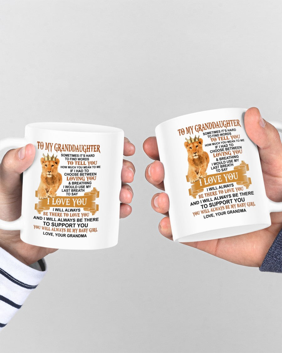 TO GRANDDAUGHTER MUG 01 - GIFT FROM GRANDMA - NGHL00