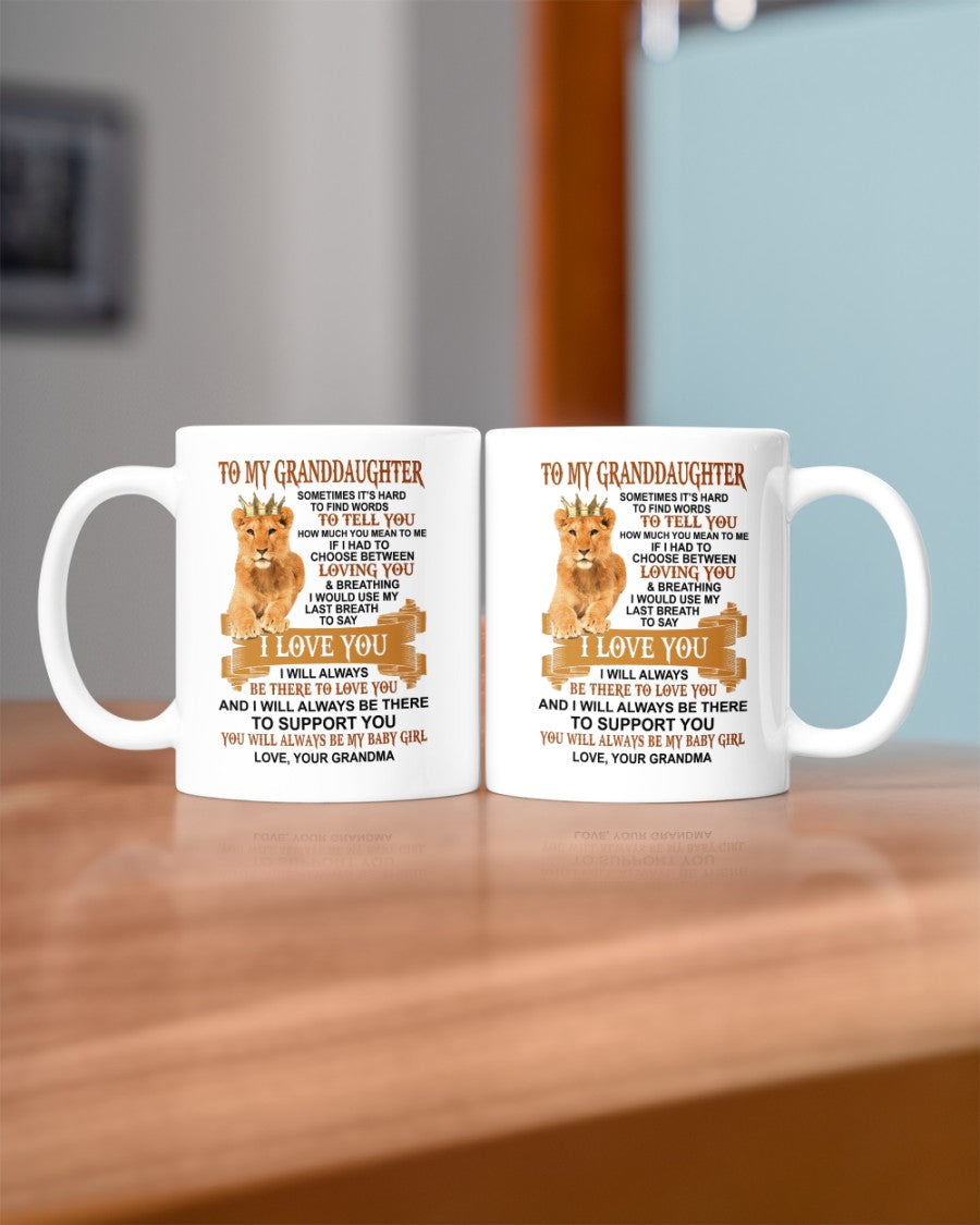 TO GRANDDAUGHTER MUG 01 - GIFT FROM GRANDMA - NGHL00