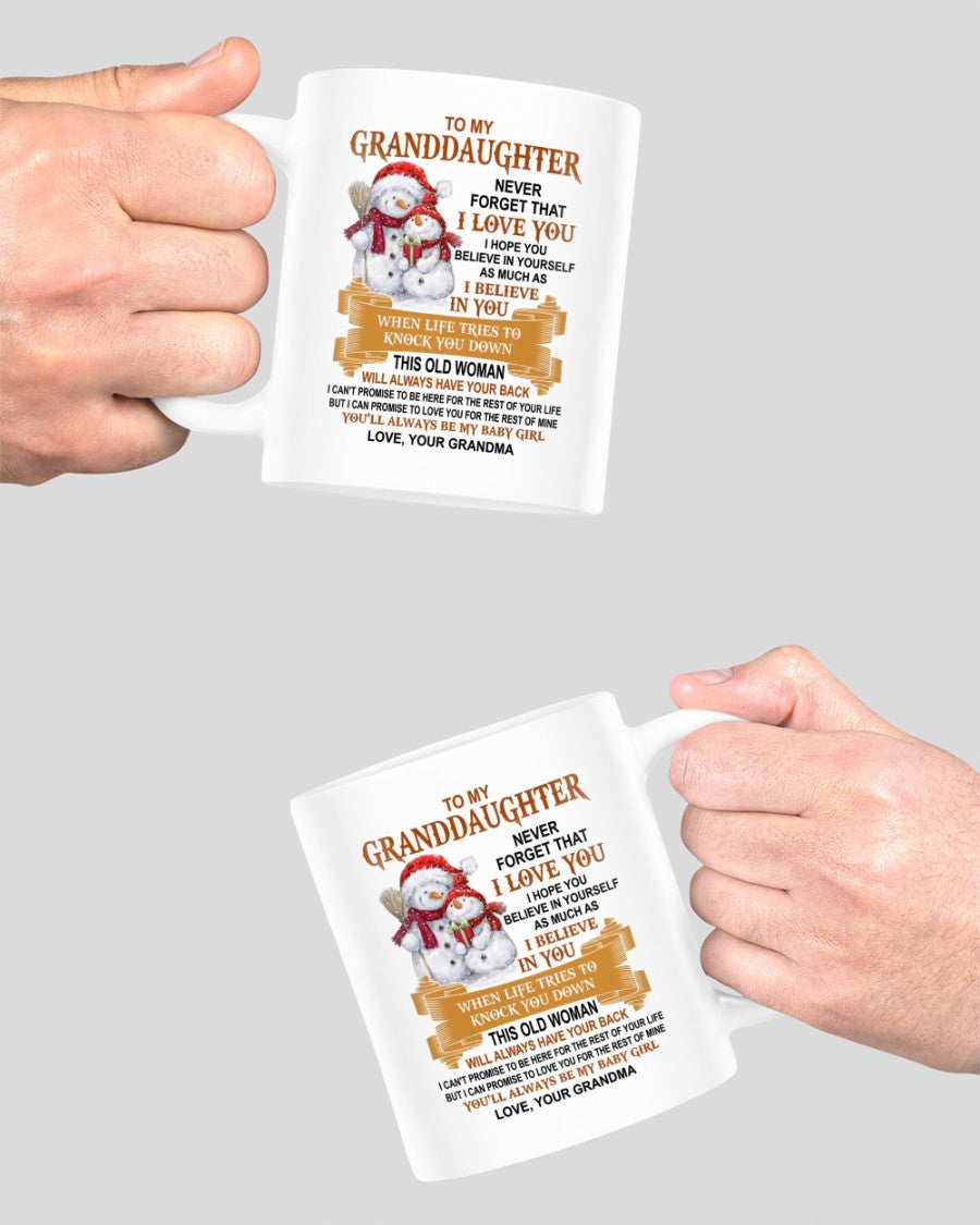 TO GRANDDAUGHTER MUG 03 - GIFT FROM GRANDMA - NTTD00