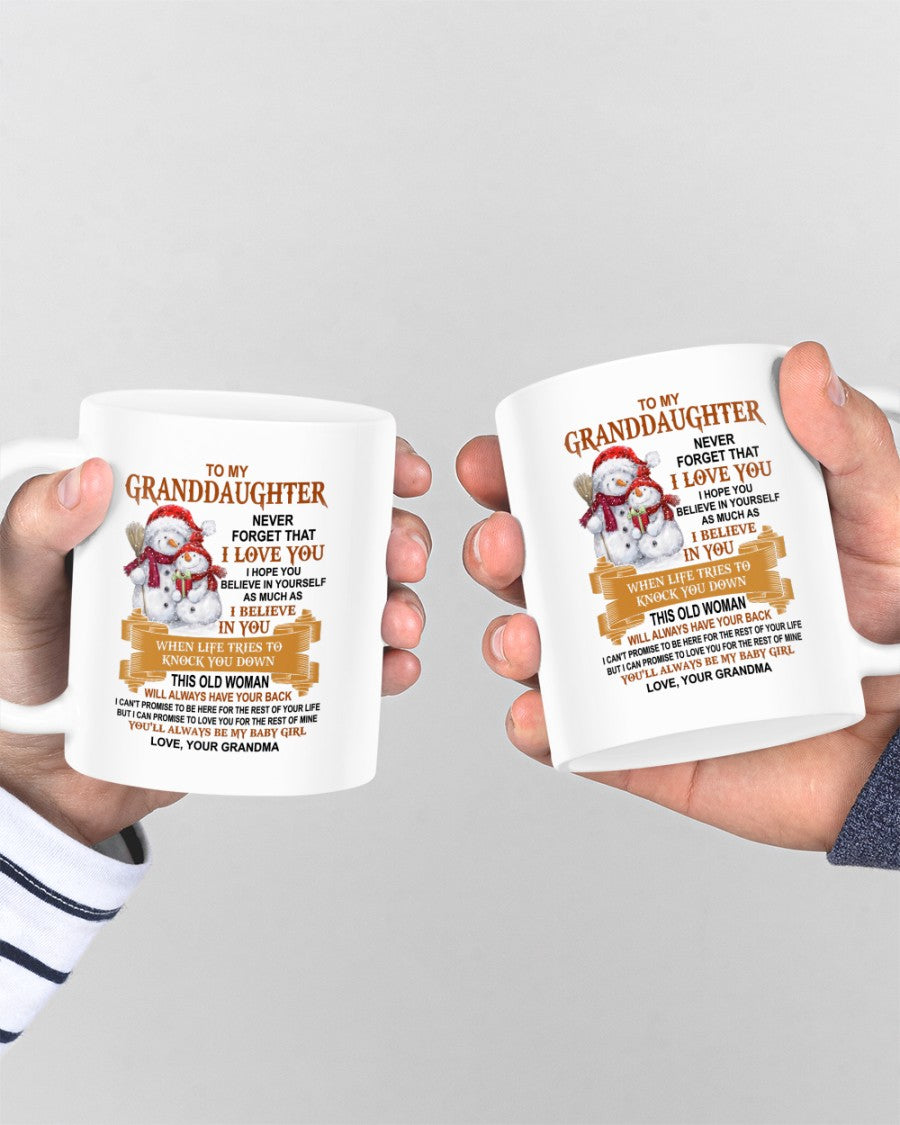 TO GRANDDAUGHTER MUG 03 - GIFT FROM GRANDMA - NTTD00