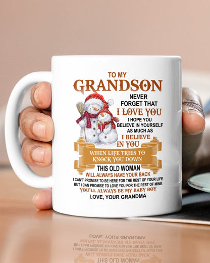 TO GRANDSON MUG 01 - GIFT FROM GRANDMA - NGHL00