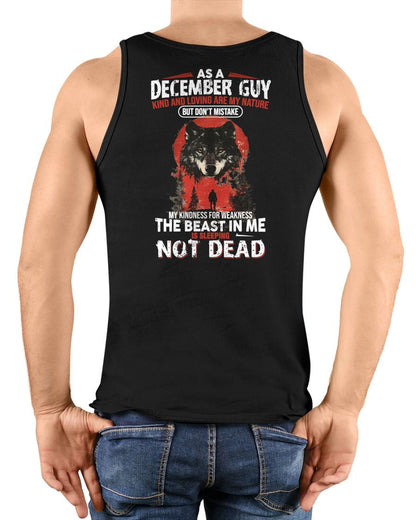 DECEMBER - KIND AND LOVING ARE MY NATURE - BIRTHDAY T-SHIRT FOR MEN - NGHL12 (SKU26T-01-17-12)