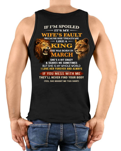 MARCH - SPOILED HUSBAND - GIFT FROM WIFE - NGHL03 (SKU26T-01-60-03)