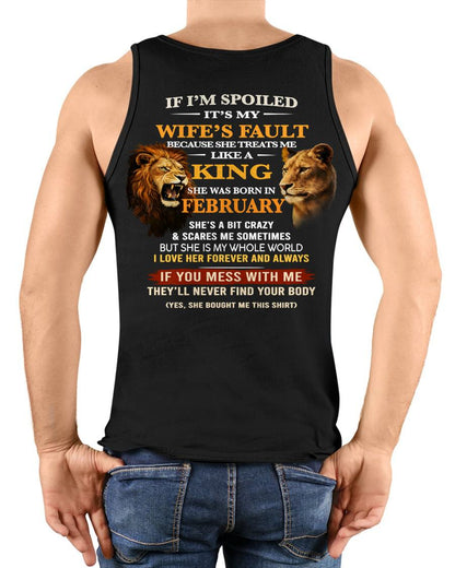 FEBRUARY - SPOILED HUSBAND - GIFT FROM WIFE - NGHL02 (SKU26T-01-60-02)