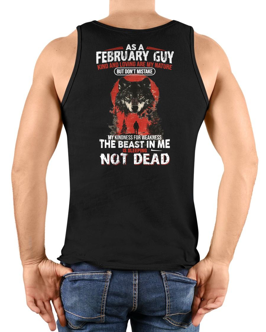 FEBRUARY - KIND AND LOVING ARE MY NATURE - BIRTHDAY T-SHIRT FOR MEN - NGHL02 (SKU26T-01-17-02)