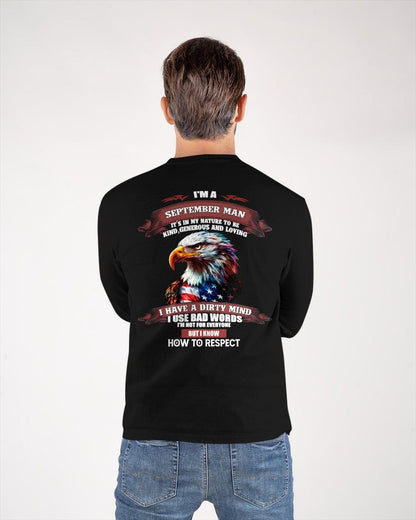 SEPTEMBER - KNOW HOW TO RESPECT - BIRTHDAY T-SHIRT FOR MEN - NGHL09 (SKU12-311-09)