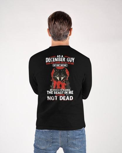 DECEMBER - KIND AND LOVING ARE MY NATURE - BIRTHDAY T-SHIRT FOR MEN - NGHL12 (SKU26T-01-17-12)